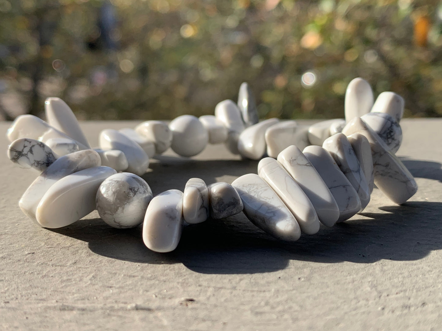 White Howlite Bracelet