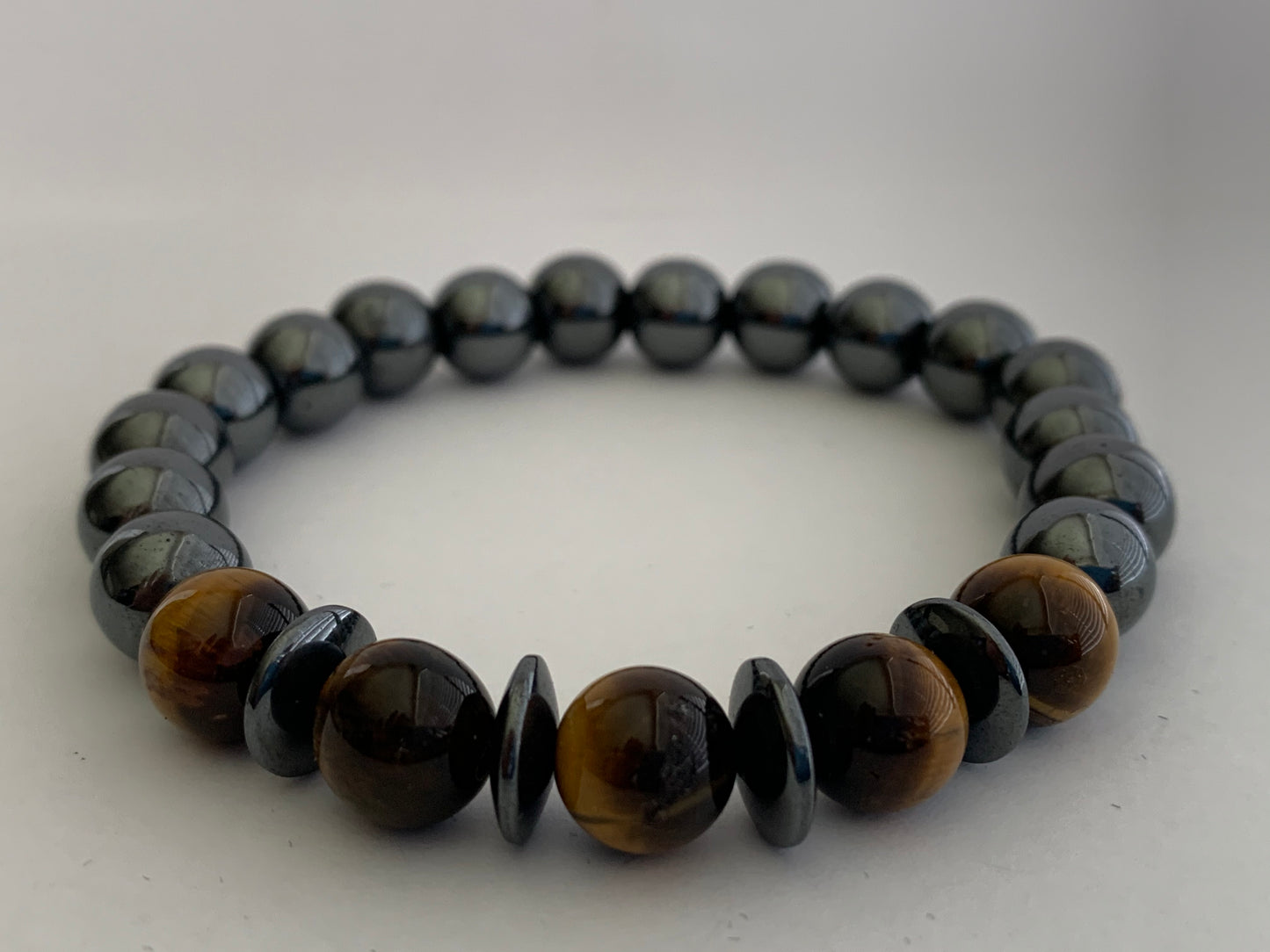 Hematite and Tiger’s Eye Bracelet