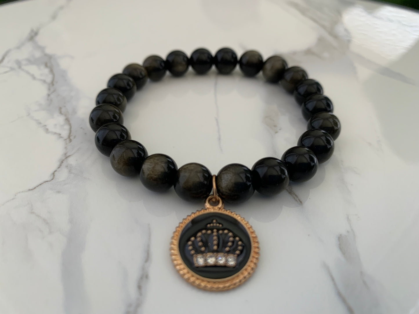 Women's Golden Obsidian Bracelet