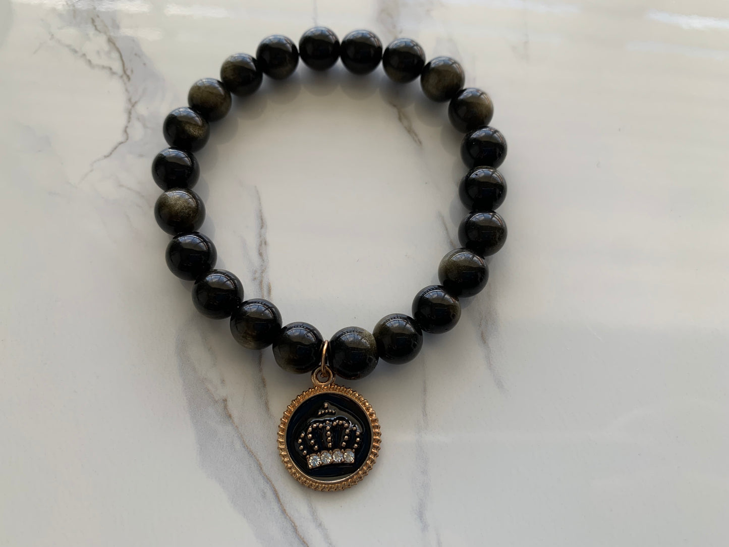 Women's Golden Obsidian Bracelet