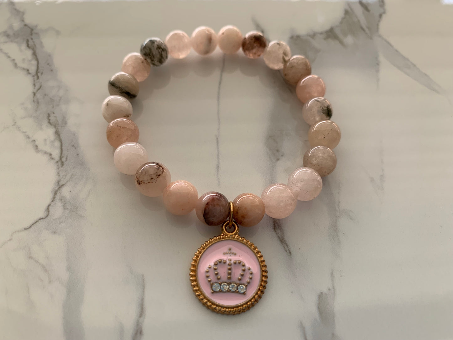 Women's Pink Jade Bracelet