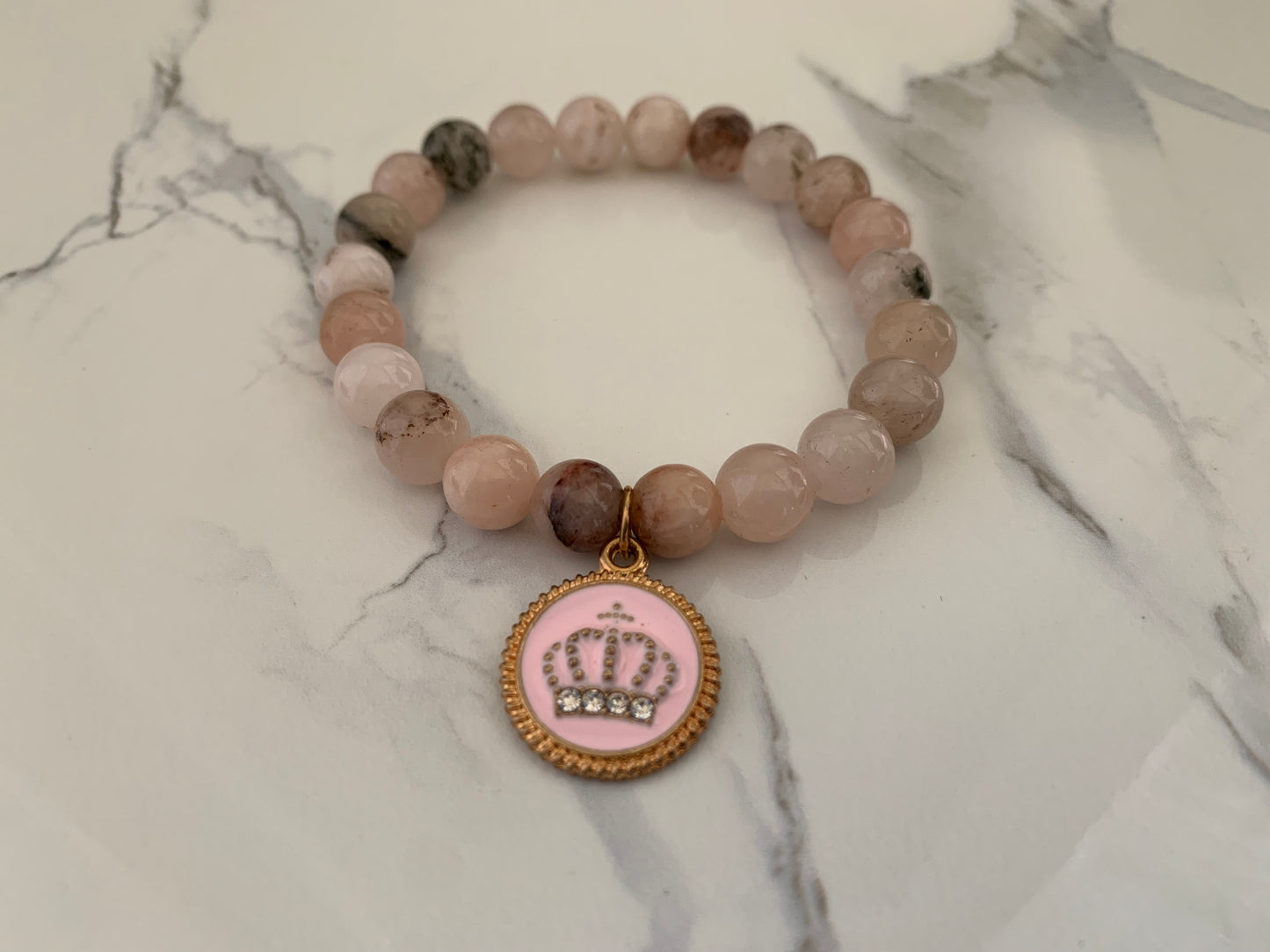 Women's Pink Jade Bracelet